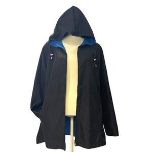 Vintage Mackintosh New England REVERSIBLE Full Zip Jacket Women's Size XL Hooded